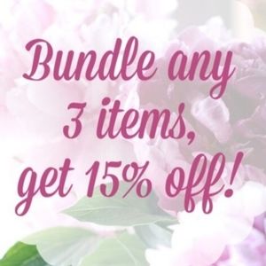 15% off 3 items or more